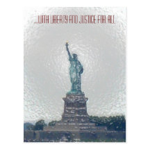 ...with Liberty and Justice for All Postcard