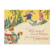 With Loads of Good Wishes For Your Christmas Post Cards