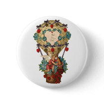 With Love and Best Wishes Valentine Pinback Button