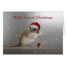 With Love At Christmas Greeting Cards