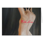 With Love Fine Art Portrait Greeting Card