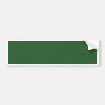 With Nothing On It Except Colour - Forest Green Bumper Stickers