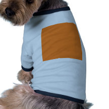 With Nothing On It Except Colour - Orange Doggie T Shirt
