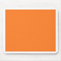 With Nothing On It Except Colour - Orange Mouse Pad