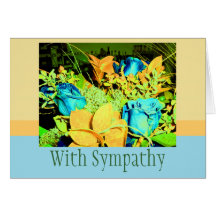 With Sympathy Greeting Card
