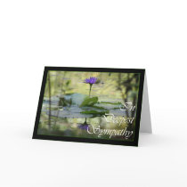 With Sympathy, Simply stated condolences Cards