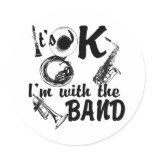With the Band Sticker