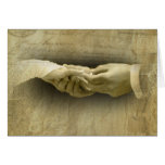 With this Ring, Romantic Vintage Wedding Love Greeting Card