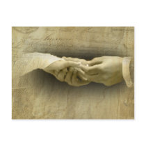 With this Ring, Romantic Vintage Wedding Love Post Cards