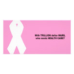 With trillion dollar wars, who needs health care personalized photo card