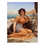 With Violets Wreathed and Robe of Saffron Hue Postcard