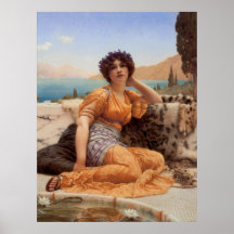 With Violets Wreathed and Robe of Saffron Hue Posters