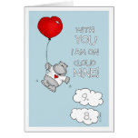 With you I am on cloud nine - Valentine' Day Card