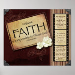 Without Faith its Impossible to Please God Print