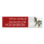Without Wolves Bumper Sticker bumper stickers