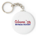 Witness History Obama 08 Keychain