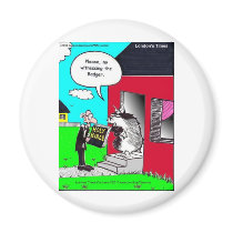 Witness The Badger Funny Mugs Cards Tees & Gifts Refrigerator Magnets