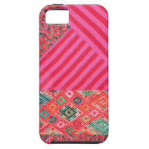 Witty Knits Punchy Pink Striped Pattern iPhone 5 Covers