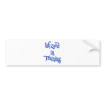 Wizard in Training Bumper Sticker