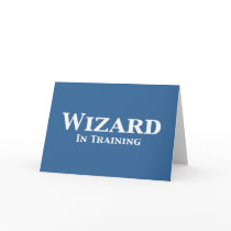 Wizard In Training Gifts Greeting Cards