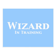 Wizard In Training Gifts Post Cards