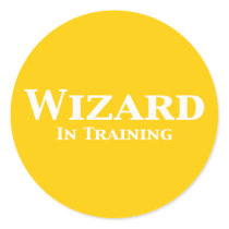 Wizard In Training Gifts Stickers