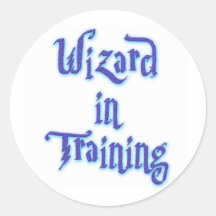 Wizard in Training Stickers