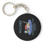 Wizard: Knowledge is My Weapon Keychain