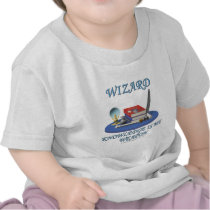 Wizard: Knowledge is My Weapon T Shirts