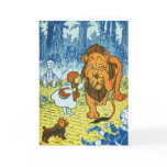 Wizard of Oz Dorothy and the Cowardly Lion Greeting Cards