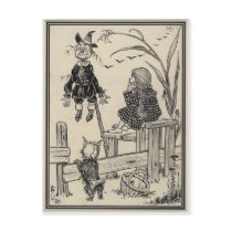 Wizard of Oz Dorothy and the Scarecrow Post Cards
