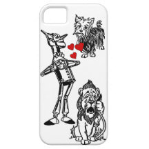 Wizard of Oz iphone5 Toto Tin Man Cowardly Lion iPhone 5 Case