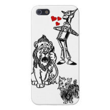 Wizard of Oz Tin Man Cowardly Lion Toto iphone5 iPhone 5 Covers