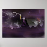 Wizard on the Mountain Poster By Michelle Wilder