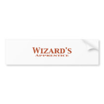Wizard's Apprentice Gifts Bumper Sticker