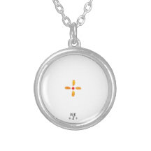 WKJ Signature Design over White Necklace