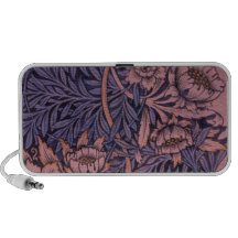 Wm Morris Floral on Phone Cases and Covers Notebook Speaker