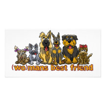 (WO)MANS BEST FRIEND PHOTO CARD