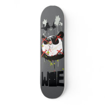 Woebots "Panda X" Skate Board Deck