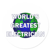 Woirld's Greatest Electrician Stickers