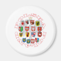 Wojewodztwa Polski Fridge Magnets