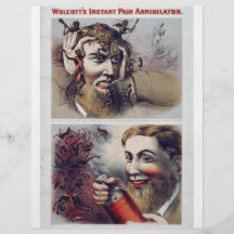 Wolcott's Instant Pain Annihilator Personalized Flyer
