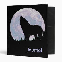 wolf and moon Binder