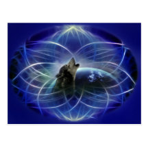 Wolf and the dreamcatcher postcards