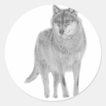 Wolf Canis wild pack rudel heulen mond spirit Stickers