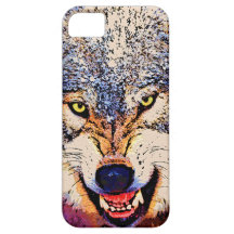 WOLF CLOSE-UP iPhone 5 Case-Mate Case