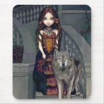 "Wolf Countess" Mousepad mousepads