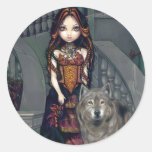 "Wolf Countess" Sticker stickers