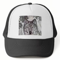 Wolf Drawing Hat