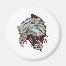 Wolf Fridge Magnet